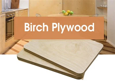 3mm epesè Birch Komèsyal Plywood